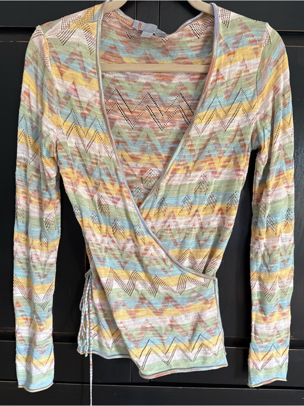 Missoni Pastel Wrap Tunic. Made in Italy.